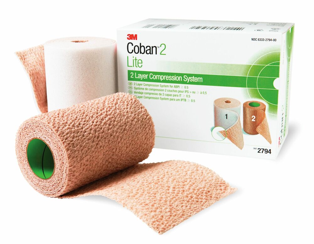 3M™ Coban™ 2 Lite Two-Layer Compression System with Stocking